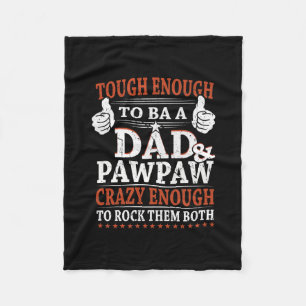 Manta Polar Familia 365 Difícil Ser Papá Pawpaw Loco De Rock