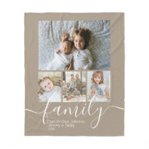 Familia de Collage de fotos de texto y fotografía 