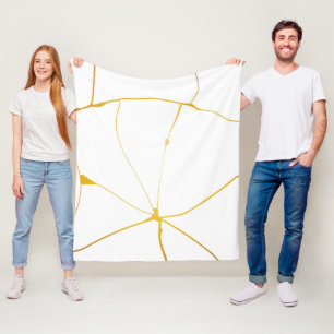 Manta Polar Familia de grietas de oro