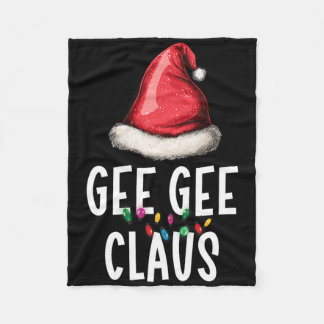 Manta Polar Familia Gee-gee Claus Navidad Santas Pijama Coinci
