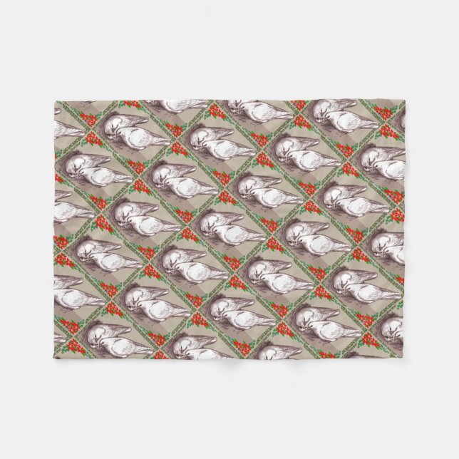 Manta Polar Familia navidad (Frente (Horizontal))