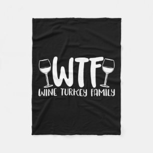 Manta Polar Familia Wtf Wine Turkey
