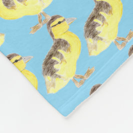 Manta Polar Family of Ducks Fleece Blanket