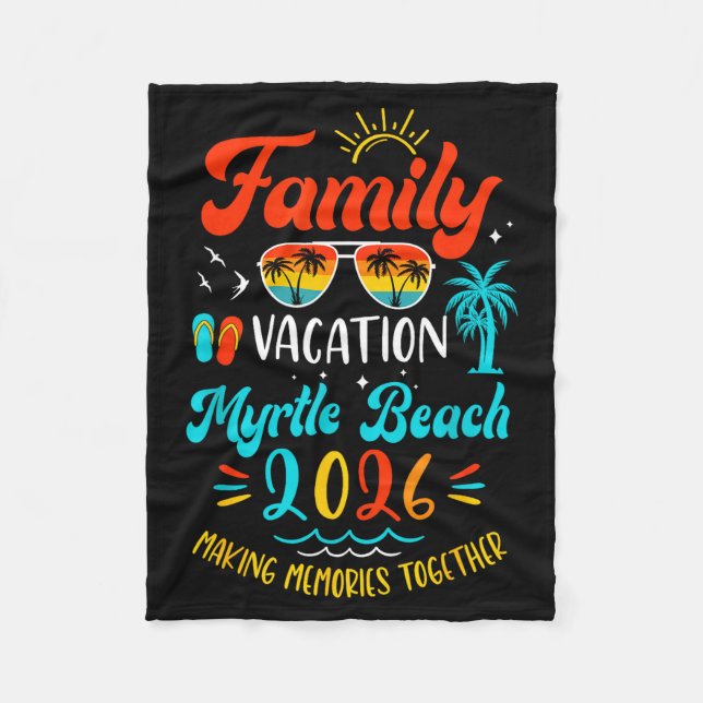 Manta Polar Family Vacation 2026 Myrtle Beach Matching Summer  (Anverso)