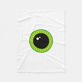 Manta Polar Famoso Cute Big Green Eyeball