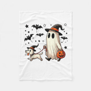 Manta Polar Famoso fantasma Walking Dog Spooky Season Hallowee