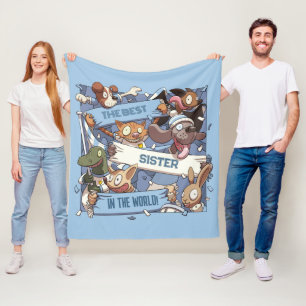 Manta Polar Famosos hinchas de animales mejor Personalizado de