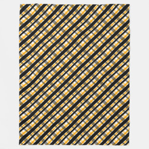 Manta Polar Fanático deportivo Pittsburgh Black Yellow Gold Pl