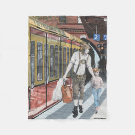 Manta Polar Fantasía de arte de la familia Elf Alemana