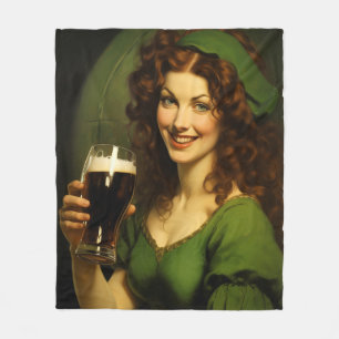 Manta Polar Fantasía de cerveza de crianza de Irlanda medieval