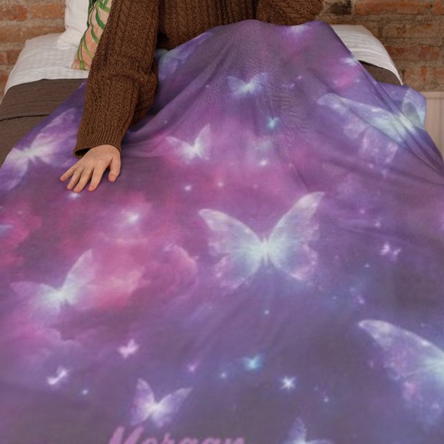 Manta Polar Fantasía de mariposa personalizada (Subido por el creador)