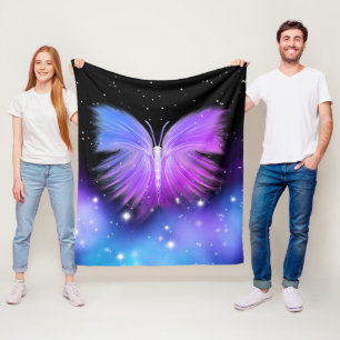 Manta Polar Fantasía espacial Mariposa Cósmica