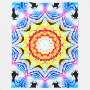 Manta Polar Fantasía Sacerdote Mage Magia Vibrante Mandela