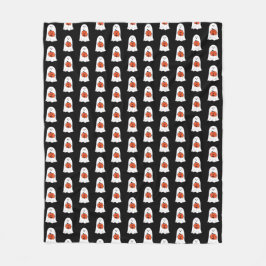 Manta Polar Fantasma con Jack-o-Lantern