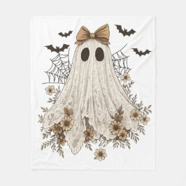 Manta Polar Fantasma de encaje elegante con lazo | Fantasma fl