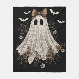 Manta Polar Fantasma de encaje elegante con lazo | Fantasma fl
