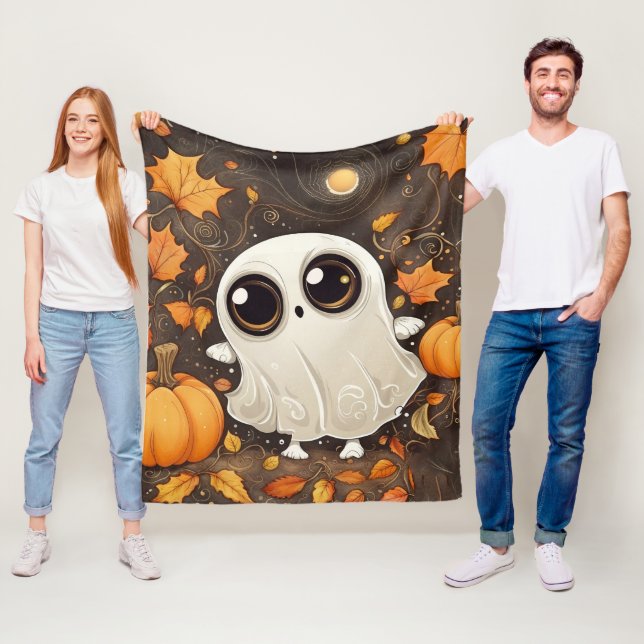 Manta Polar Fantasma de Halloween (In situ)