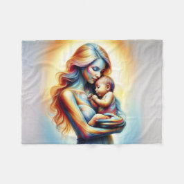 Manta Polar Fantasma de lazos maternales de ensueño madre bebé