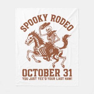 Manta Polar Fantasma Rodeo Halloween Octubre 31