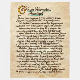 Manta Polar Fantasmas, Poltergeistas, Húmedos