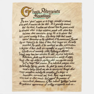 Manta Polar Fantasmas, Poltergeistas, Húmedos