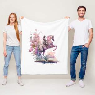 Manta Polar Fantasy Book Lover Design