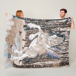 Manta Polar Fantasy Clydesdale Horse Fairy