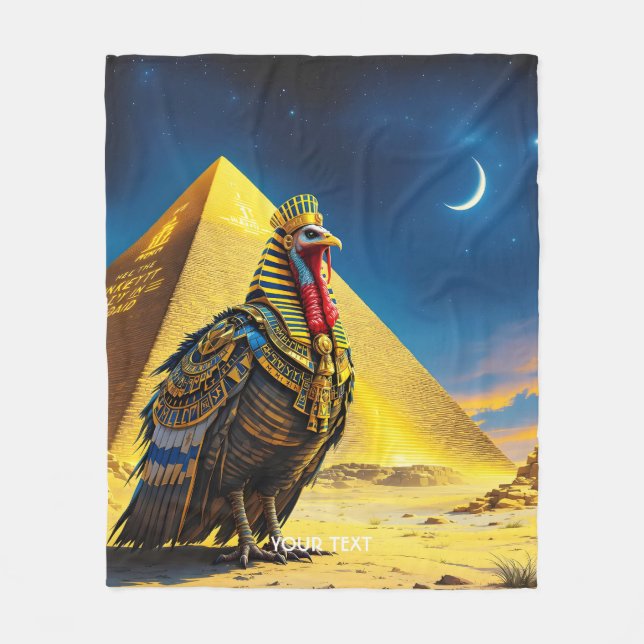 Manta Polar Fantasy Cute Desert Pharaoh Turquía (Anverso)