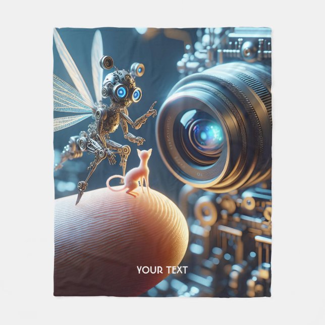 Manta Polar Fantasy Cute Fly Robot Finger (Anverso)