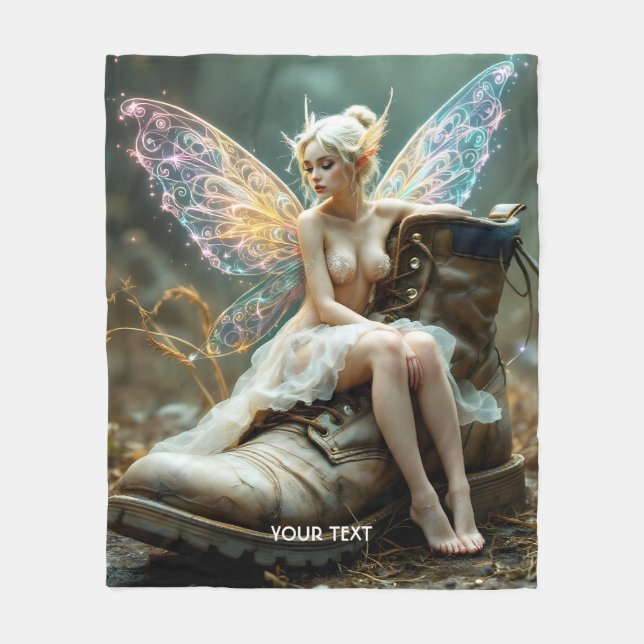 Manta Polar Fantasy Cute Old Big Boot (Anverso)