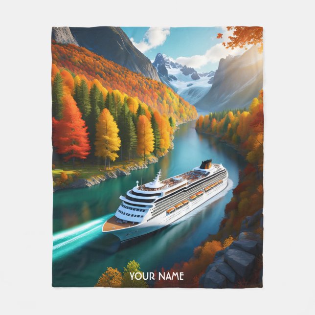 Manta Polar Fantasy Cute Vivid Cruise Liner River (Anverso)