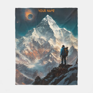 Manta Polar Fantasy Cute Vivid Flowers Everest Alpinist