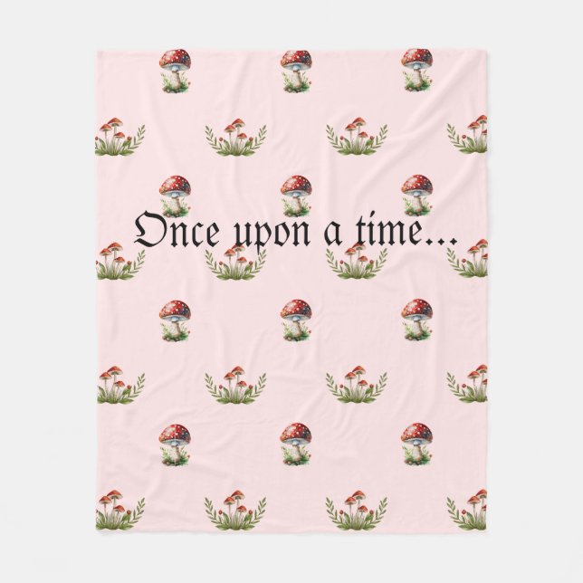 Manta Polar Fantasy Mushrooms (Anverso)