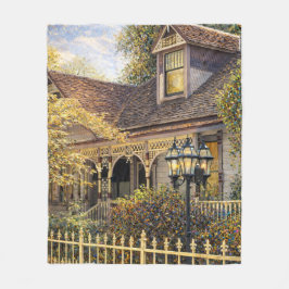 Manta Polar Fantasy Victorian Gingerbread I