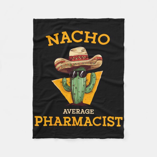 Manta Polar Farmacéutico Promedio De Nacho Mexicano Cinco De M (Anverso)