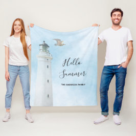 Manta Polar Faro mar acuático verano