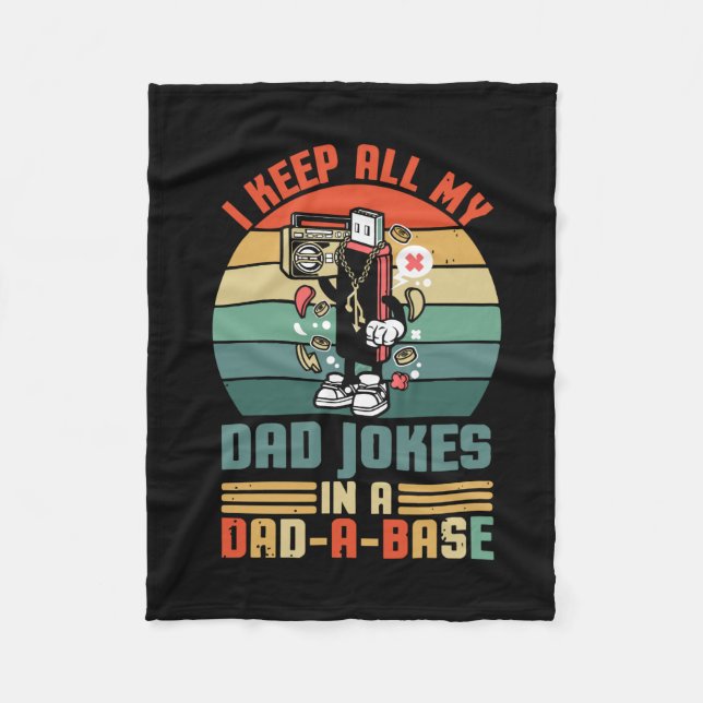 Manta Polar Father's Day I Keep All My Daddy Jokes (Anverso)