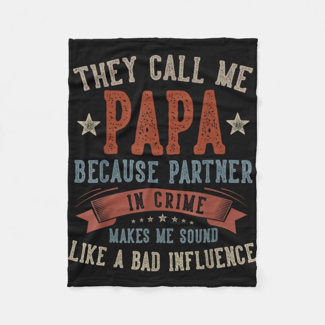 Manta Polar Father's day papa call papa funny papa birthday (Anverso)