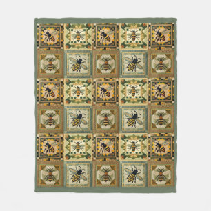 Manta Polar Faux Honeybee Quilt