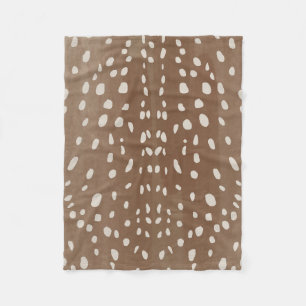 Manta Polar Fawn Spots Baby Deer Animal Print Pattern