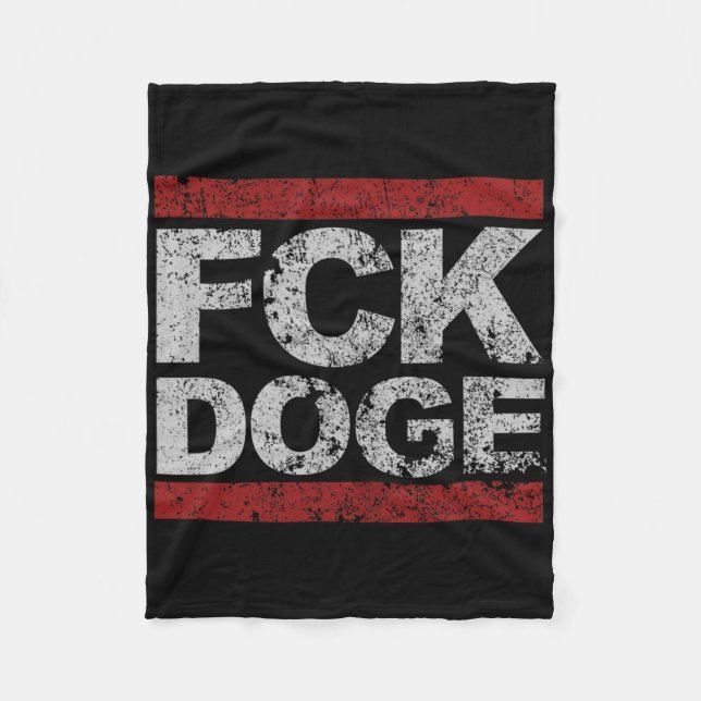 Manta Polar Fck Doge Trastornado (Anverso)