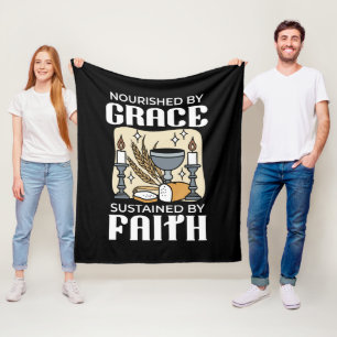 Manta Polar Fe y Gracia Espiritual – Cristiano Inspirador