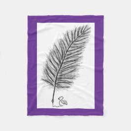 Manta Polar Feather Quill la voz de los pensamientos y emocion