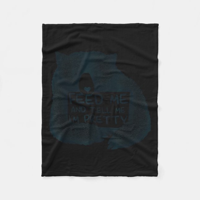 Manta Polar Feed Me And Tell Me I'm Pretty Brown Bear  (Anverso)