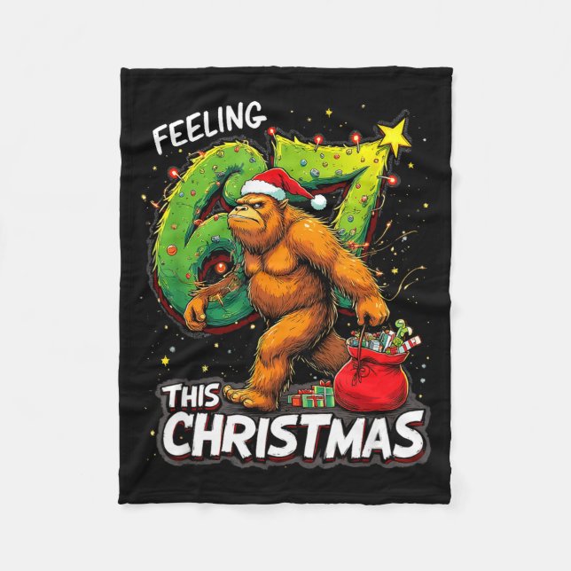 Manta Polar Feeling 67 Funny Christmas Bigfoot Holiday  (Anverso)