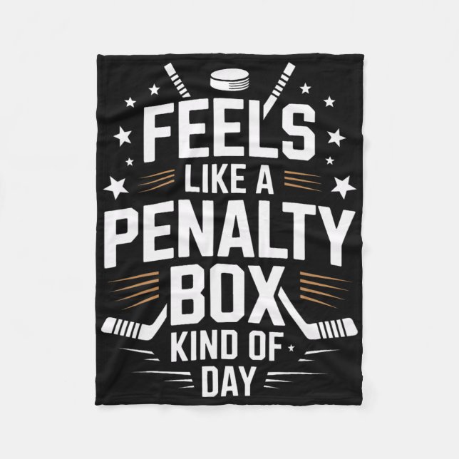 Manta Polar Feels Like A Penalty Box Day Ice Hockey Life  (Anverso)