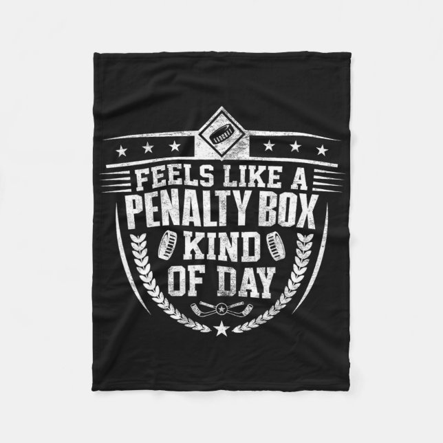 Manta Polar Feels Like A Penalty Box Kind Of Day Funny Ice Hoc (Anverso)
