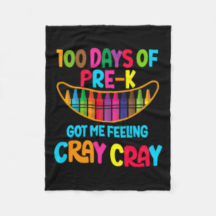 Manta Polar Felices 100 Días De Prek Me Hicieron Sentir Gritos