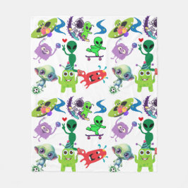 Manta Polar Felices Alienígenas Rockin