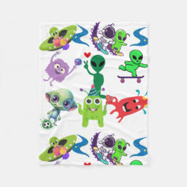 Manta Polar Felices Alienígenas Rockin